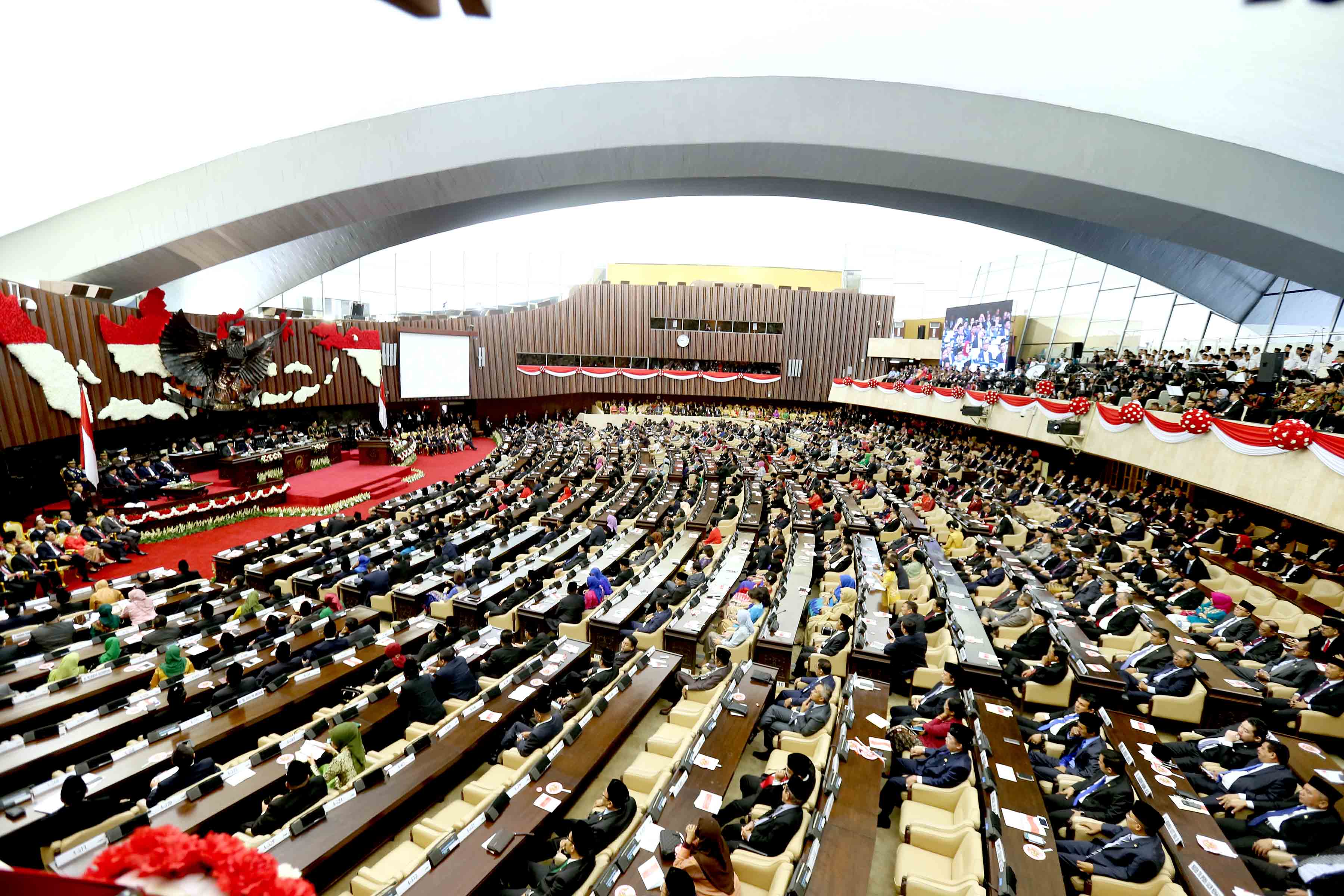 Suasan Sidang Tahunan MPR RI | Sekretariat Negara